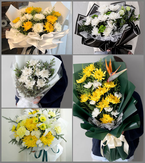 广东湛江市廉江市青平镇石圭坡村白事花束代送